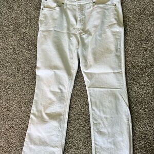 J. Crew Women's White Ankle Jeans
